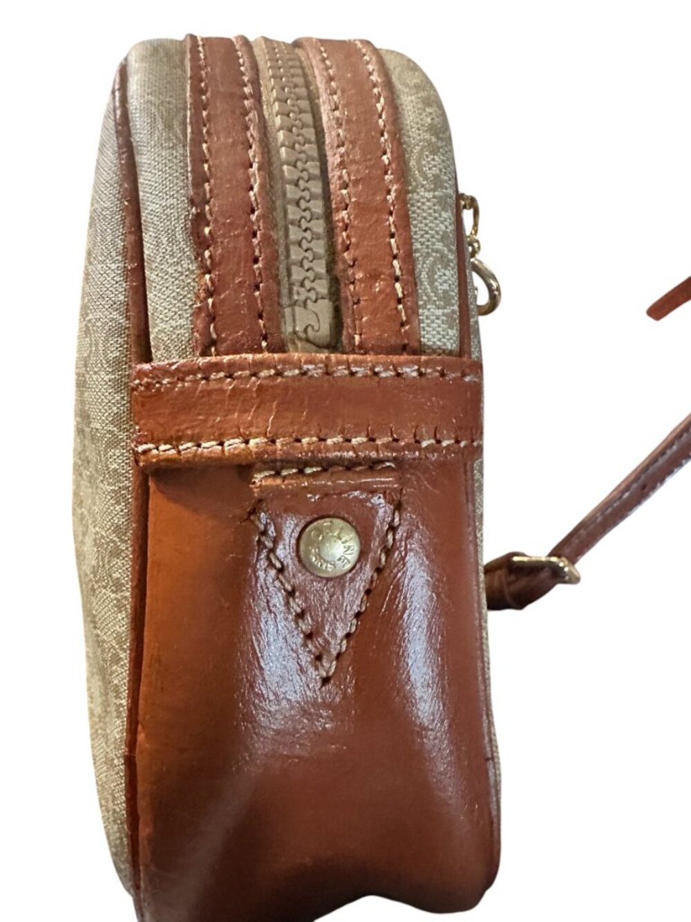 Authentic Vintage Celine Vintage Crossbody Bag w/Damage - Picture 14 of 14
